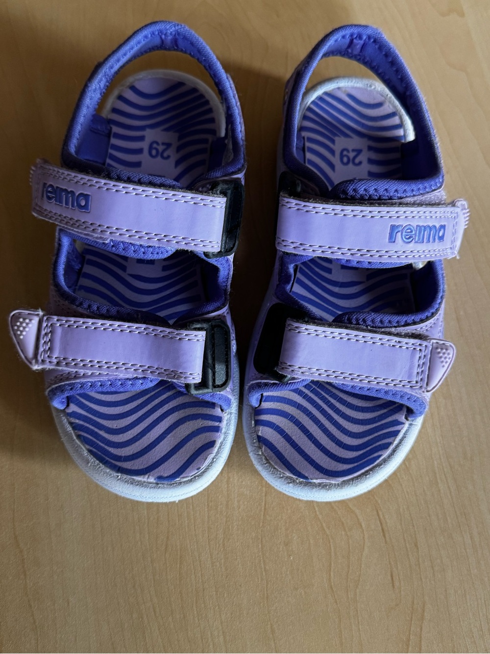 Reima Kids' Purple Adjustable Strap Sandals
